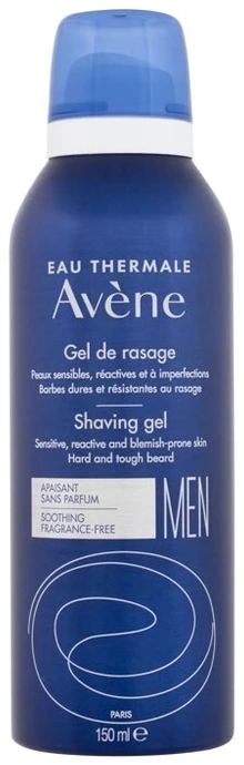 EAU THERMALE AVENE MEN'S Raminamoji skutimosi želė vyrams, 150 ml