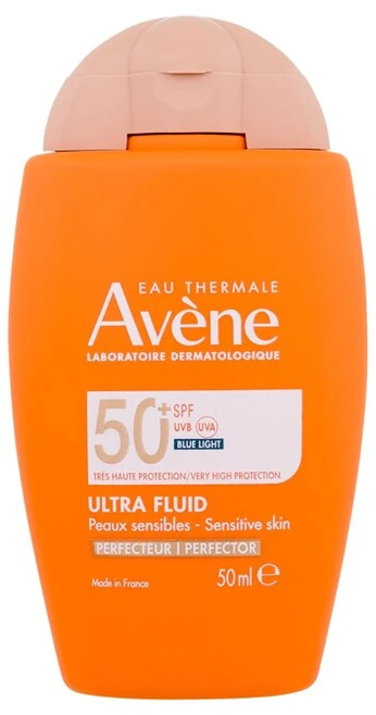 Avène Ultra Fluid Tinted SPF 50+ apsauginis fluidas nuo saulės su spalva, 50 ml