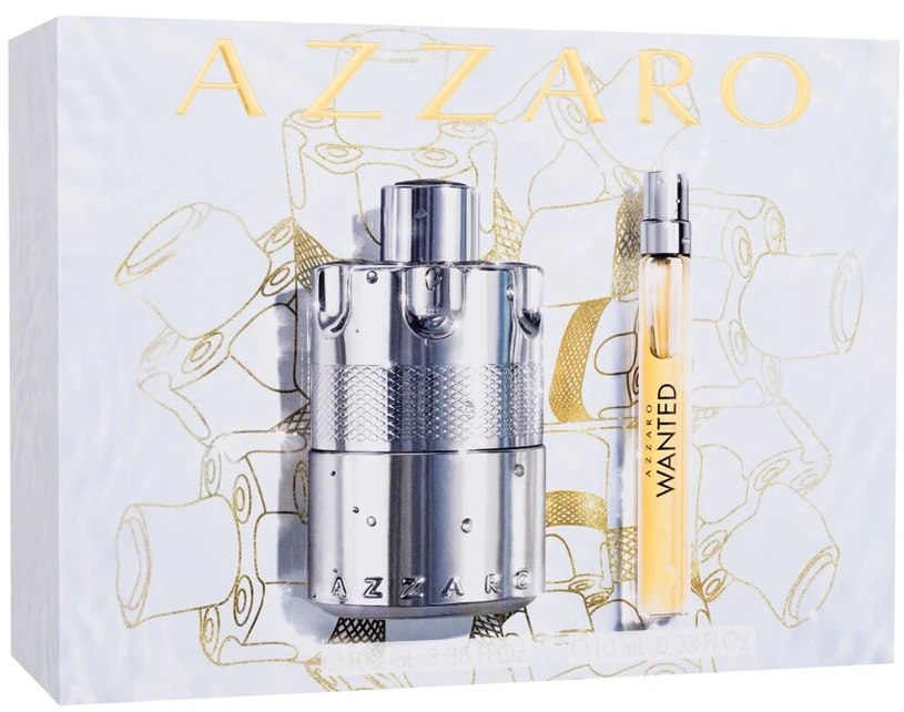 Azzaro Wanted EDP parfumuotas vanduo rinkinys vyrams, 100 ml
