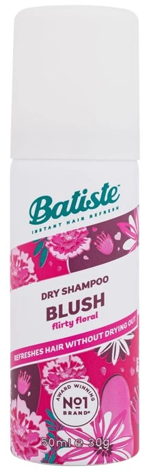 Sausas šampūnas plaukams Batiste Floral &amp; Fruity Blush Sausas šampūnas 50ml