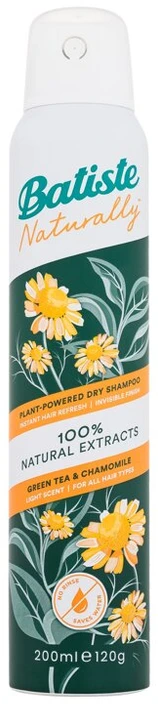 Batiste Naturally Žalias Tea & Chamomile Sausas šampūnas