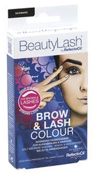 „Refectocil Beautylash“ antakių ir blakstienų dažų rinkinys, juodas, 1 vnt.