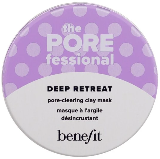 Benefit The POREfessional Deep Retreat Pore-Clearing Clay Mask valomoji molio kaukė, 30 ml