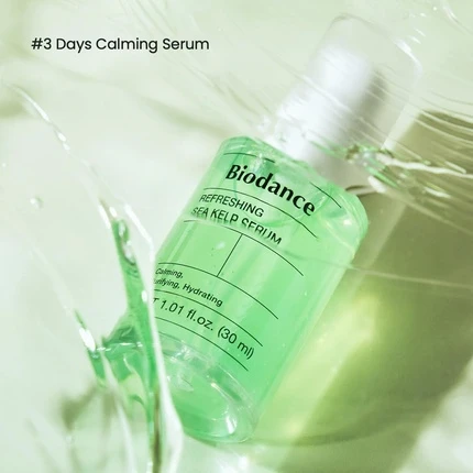 Biodance Refreshing Sea Kelp Serum raminamasis serumas riebiai ir probleminei odai, 30 ml