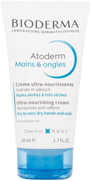 BIODERMA Atoderm Ultra-maitininantis Kreminis Hand Kreminis unisex, 50 ml