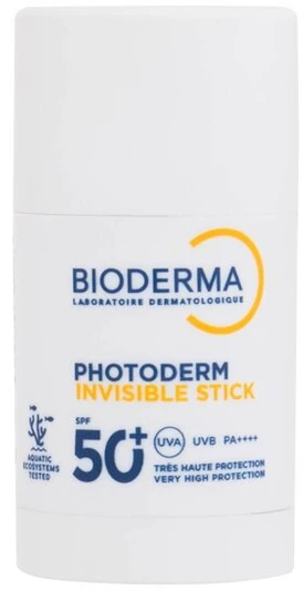 Bioderma Photoderm Invisible Stick SPF 50+ apsauginis veido pieštukas nuo saulės, 8 g