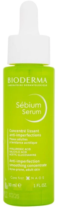 Koncentruotas serumas veidui Bioderma Sébium Anti-Imperfection Smoothing Serum, 30ml