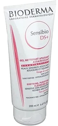 Bioderma Raminamasis valomasis veido gelis Créaline DS+ Gel Moussant (Raminamasis valomasis gelis) 200 ml