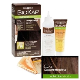 Biokap NUTRICOLOR DELICATO - hair color - 5.05 ruda light chestnut 140 ml