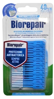 Biorepair vienkartiniai guminiai krapštukai, 40 vnt., S
