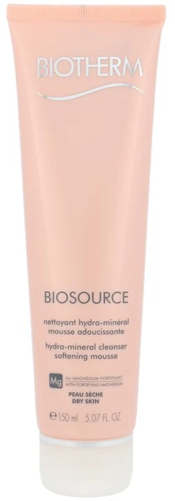 Biotherm Biosource Hydra-Mineral Valiklis Softening Mousse valomosios putos sausai odai, 150 ml