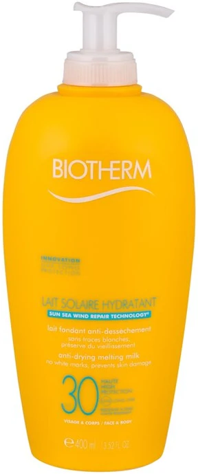 Biotherm Waterlover Hydrating Sun Milk SPF 30 kūno pienelis nuo saulės, 400 ml