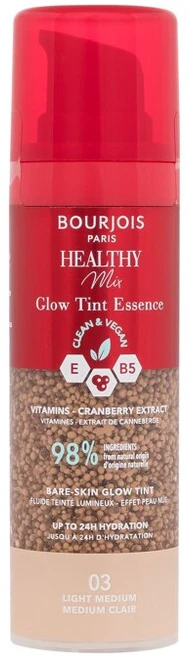 BOURJOIS Paris Healthy Mix Clean & Vegan Glow Tint Essence makiažas