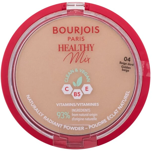 Bourjois Healthy Mix Poudre Naturel 04-Golden-rusvai gelsvas kompaktinė pudra 10g