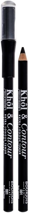 "Bourjois" akių pieštukas "Khol Contour 001 Juodas