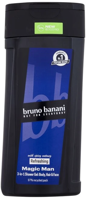 Bruno Banani Magic Man With Spicy Nutmeg Dušo želė vyrams, 250 ml
