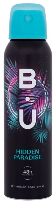 B.U. Hidden Paradise Dezodorantas moterims, 150 ml