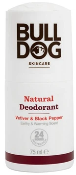 Bulldog Natural roll-on deodorant Vetiver & Juodas Pepper (Natural Dezodorantas) 75 ml