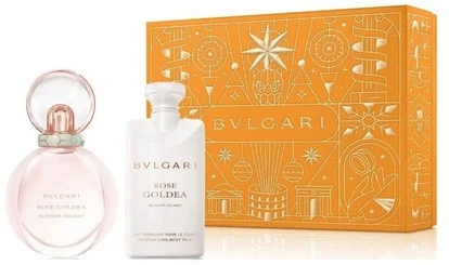 Bvlgari kalėdinių 2024 metų rinkinys: Rose Goldea Blossom Delight 2019, kvepalai moterims, 50 ml + Rose Goldea Blossom Delight 2019, hidrolatas