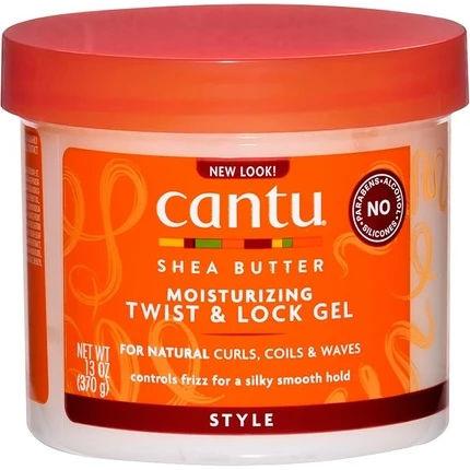 „Cantu For Natural Hair“ drėkinamasis gelis „Twist and Lock“ 370 g