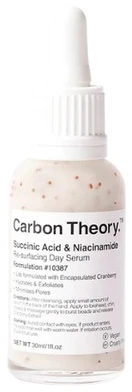 Carbon Theory Gintaro rūgšties dieninis serumas - niacinamidas (Odos paviršių regeneruojantis dieninis serumas) 30 ml