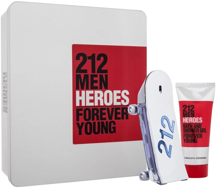Set Carolina Herrera 212 Heroes EDT 90ml + Dušo želė 100ml