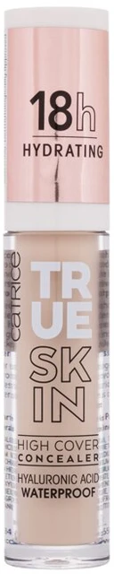 Catrice „True Skin High Cover Maskuoklis“ vandeniui atsparus veido maskuoklis „002 Neutral Ivory“ 4,5 ml