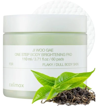 Celimax Ji Woo Gae One Step Body Brightening Pad Body Peeling kūno šveitimo pagalvėlės, 60 vnt