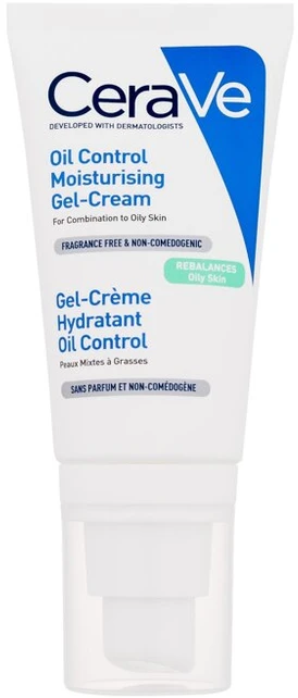 CeraVe Oil Control Moisturising Gel gelinis veido kremas, 52 ml