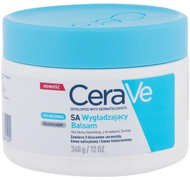 Veido kremas sausai ir šiurkščiai odai Cerave SA Smoothing Cream, 340 g