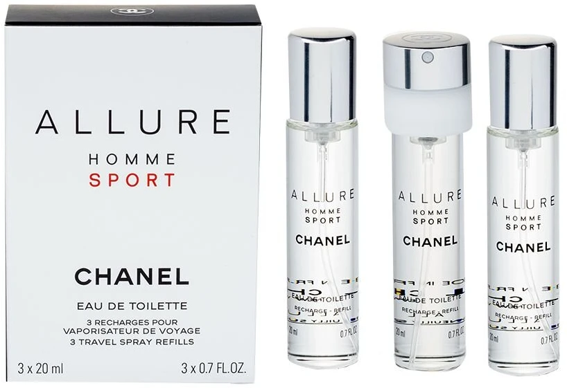 Chanel Allure Homme Sport rinkinys vyrams, 60 ml