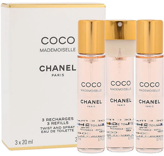 Chanel Coco Mademoiselle EDT tualetinis vanduo moterims, 3x20 ml