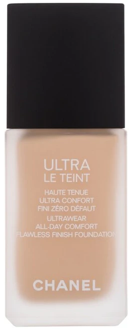 Chanel Ultra Le Teint Flawless Finish Fluid Foundation ilgai išliekanti tobulinanti kreminė pudra, matinis švytintis efektas, atspalvis: BD31, 30 ml