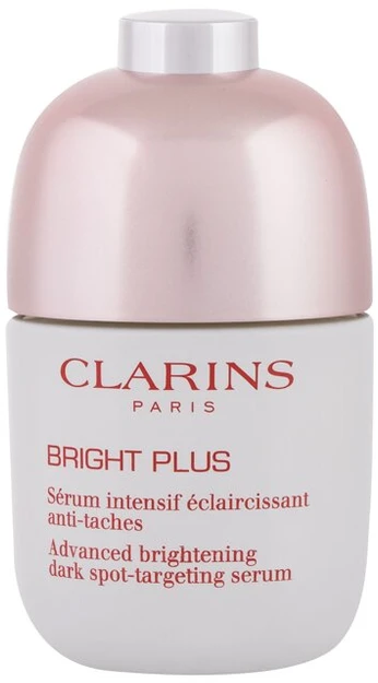 Clarins Bright Plus Advanced dark spot-targeting serum skaistinamasis veido serumas tamsioms dėmėms šviesinti, 30 ml