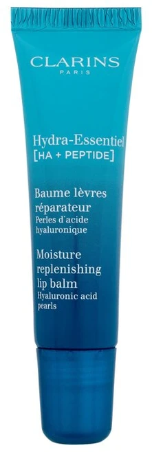 Clarins Hydra-Essentiel (Ha + Peptide) Moisture Jauninamasis Lūpų balzamas drėkinantis lūpų balzamas, 15 ml