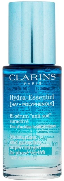 Clarins Hydra-Essentiel Bi-Phase Serum drėkinamasis veido serumas, 30 ml