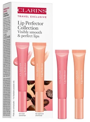 Clarins Lip Perfector Collection Lūpų blizgis Set lūpų blizgių rinkinys, 2 x 12 ml