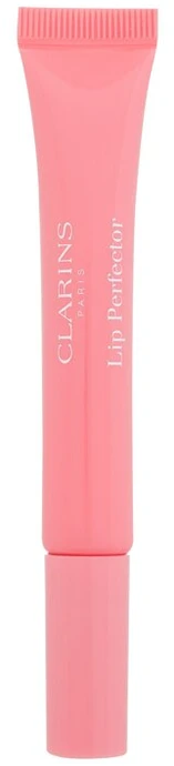 Clarins Lip Perfector Shimmer Lūpų blizgis lūpų blizgis, atspalvis: 01 Rose Shimmer, 12 ml