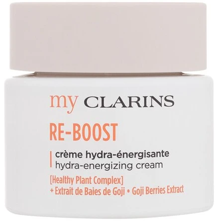 Clarins My Clarins Re-Boost Hydra-Energizing Kreminis drėkinantis ir energijos suteikiantis kremas visų tipų veido odai, 50 ml