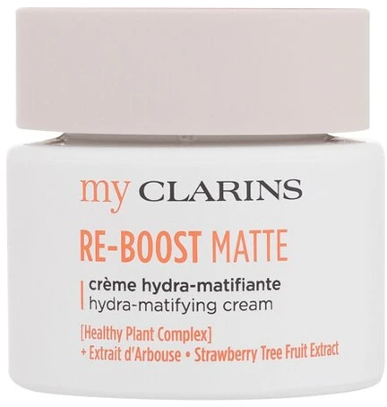 Clarins My Clarins Re-Boost Matte Hydra-Matifying Kreminis drėkinantis matinį efektą suteikiantis kremas mišriai / riebiai veido odai, 50 ml