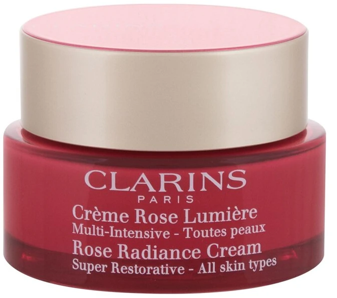 Clarins Rose Radiance Day Kreminis moterims, 50 ml