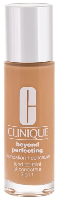 „Clinique Beyond Perfecting Full Coverage Natural Finish“ skystas makiažo pagrindas ir kaukė 2-in-1, 10 Honey Wheat, 30 ml