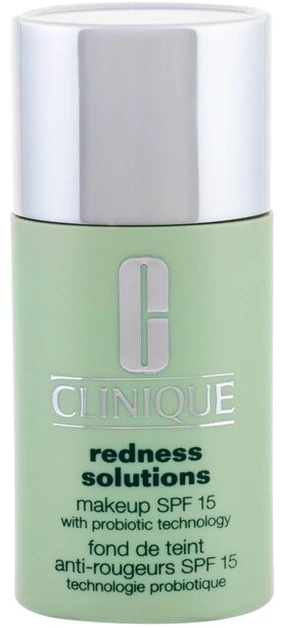 Clinique Redness Solutions Makeup SPF 15 - Raudonį maskuojantis makiažo pagrindas su SPF15, 30 ml | spalva: 01 Calming Alabaster