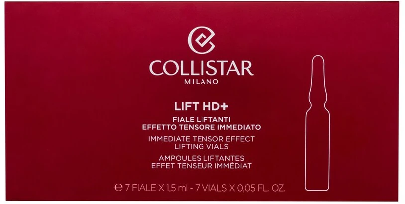 "Collistar Lift Hd Lift Effect" stangrinančios veido odą ampulės 7 X 1,5 ml