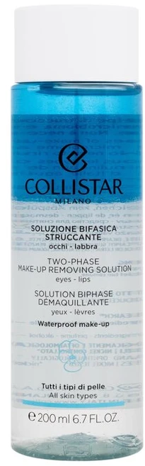 Collistar Two-Phase Make-Up Removing Solution Akių makiažo pasirinkimas
