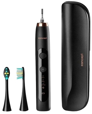 Concept Sonic dantų šepetėlis su travel case Perfect Smile juodas ZK7011