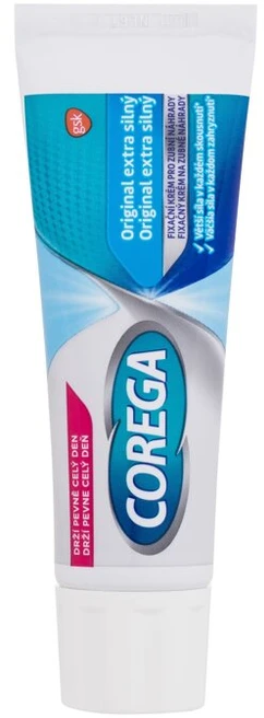 Fiksacinis kremas Corega 40g Original - Itin stiprus