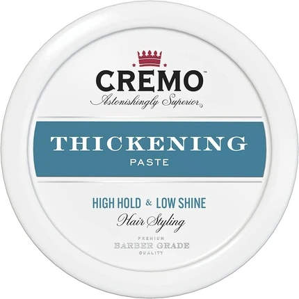 Cremo plaukų formavimo pasta „High Hold & Low Shine“ (storinamoji pasta) 113 g