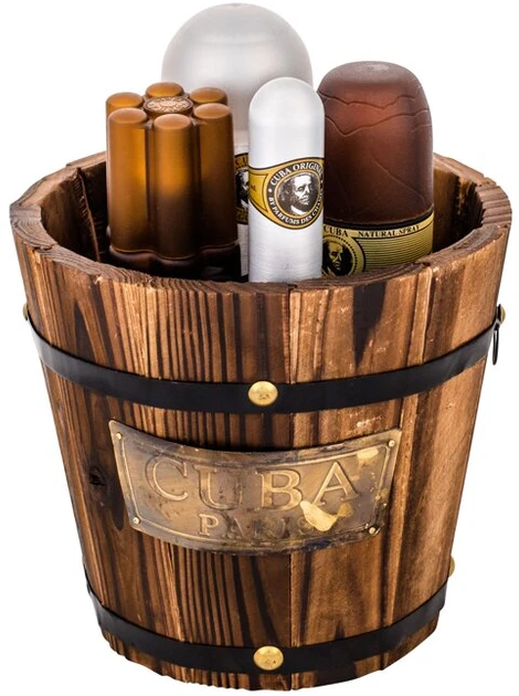 Cuba Gold rinkinys vyrams (EDT, 100 ml + priemonė po skutimosi, 100 ml + dezodorantas, 200 ml + EDT, 35 ml)
