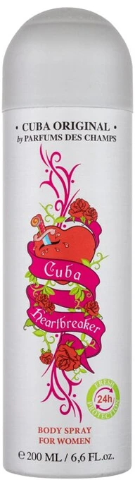 Cuba Heartbreaker Dezodorantas moterims, 200 ml